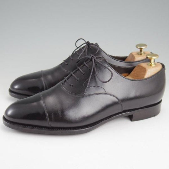 極上★エドワードグリーン 7.5E【定価￥217,800-★チェルシー/CHELSEA/202ラスト】ストレートチップ/カーフ/黒/EDWARD GREEN★m375