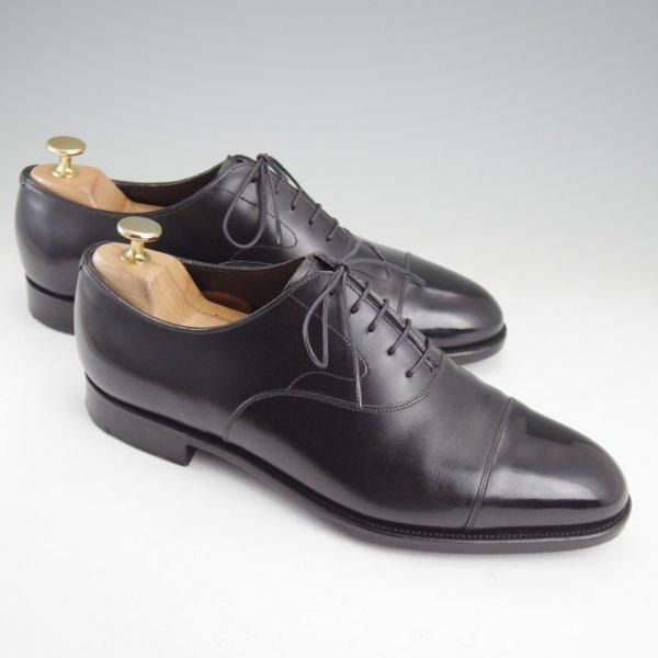 極上★エドワードグリーン 7.5E【定価￥217,800-★チェルシー/CHELSEA/202ラスト】ストレートチップ/カーフ/黒/EDWARD GREEN★m375
