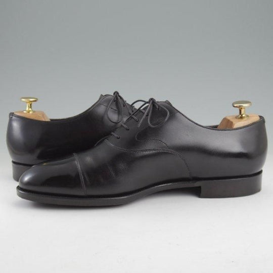 極上★エドワードグリーン 7.5E【定価￥217,800-★チェルシー/CHELSEA/202ラスト】ストレートチップ/カーフ/黒/EDWARD GREEN★m375