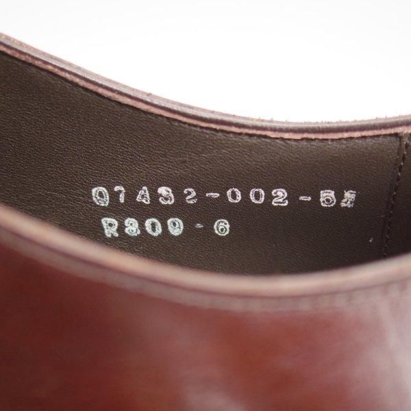 極美品★三陽山長 SIZE 6【定価￥91,300-★友之介/ストレートチップ/R309ラスト】カーフ/濃茶/メンズ/TOMONOSUKE/Sanyo Yamacho★m379