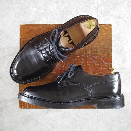極上★トリッカーズ SIZE 6.5【モデル定価￥121,000-★プレーントゥ/M6255】カントリーシューズ/短靴/ボックスカーフ/黒/Tricker's★m381