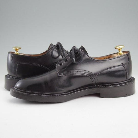 極上★トリッカーズ SIZE 6.5【モデル定価￥121,000-★プレーントゥ/M6255】カントリーシューズ/短靴/ボックスカーフ/黒/Tricker's★m381