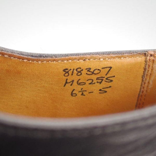 極上★トリッカーズ SIZE 6.5【モデル定価￥121,000-★プレーントゥ/M6255】カントリーシューズ/短靴/ボックスカーフ/黒/Tricker's★m381