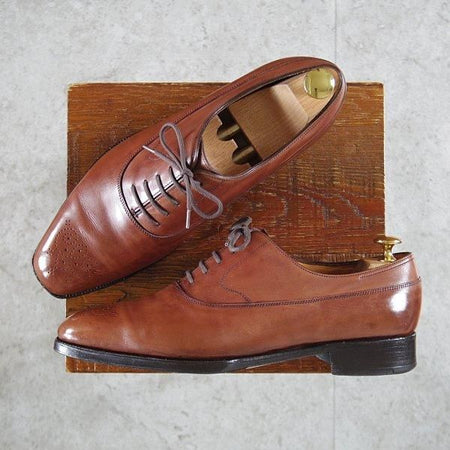 極上★ジョンロブ 7E【貴重★イヤーモデル(1999年)/プレステージライン/VINT99】8896ラスト/カーフ/茶/メンズ/JOHN LOBB★m382