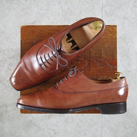 極上★ジョンロブ 7E【貴重★イヤーモデル(1999年)/プレステージライン/VINT99】8896ラスト/カーフ/茶/メンズ/JOHN LOBB★m382