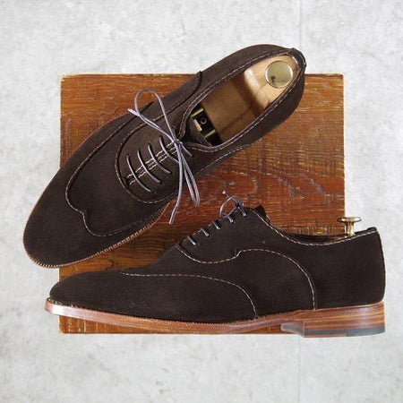 未使用★(東欧)ゾンキー・ブーツ SIZE 7.5【貴重★ジャコメッティ同工場製/(伊)WALLES社/ZB076】スエード/濃茶/メンズ/ZONKEY BOOT★m383