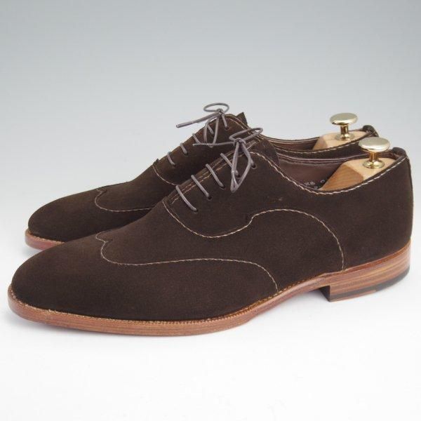未使用★(東欧)ゾンキー・ブーツ SIZE 7.5【貴重★ジャコメッティ同工場製/(伊)WALLES社/ZB076】スエード/濃茶/メンズ/ZONKEY BOOT★m383