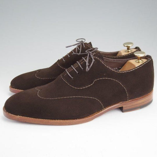未使用★(東欧)ゾンキー・ブーツ SIZE 7.5【貴重★ジャコメッティ同工場製/(伊)WALLES社/ZB076】スエード/濃茶/メンズ/ZONKEY BOOT★m383