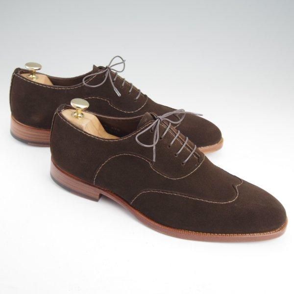 未使用★(東欧)ゾンキー・ブーツ SIZE 7.5【貴重★ジャコメッティ同工場製/(伊)WALLES社/ZB076】スエード/濃茶/メンズ/ZONKEY BOOT★m383