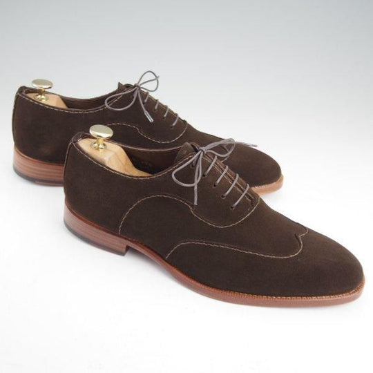 未使用★(東欧)ゾンキー・ブーツ SIZE 7.5【貴重★ジャコメッティ同工場製/(伊)WALLES社/ZB076】スエード/濃茶/メンズ/ZONKEY BOOT★m383