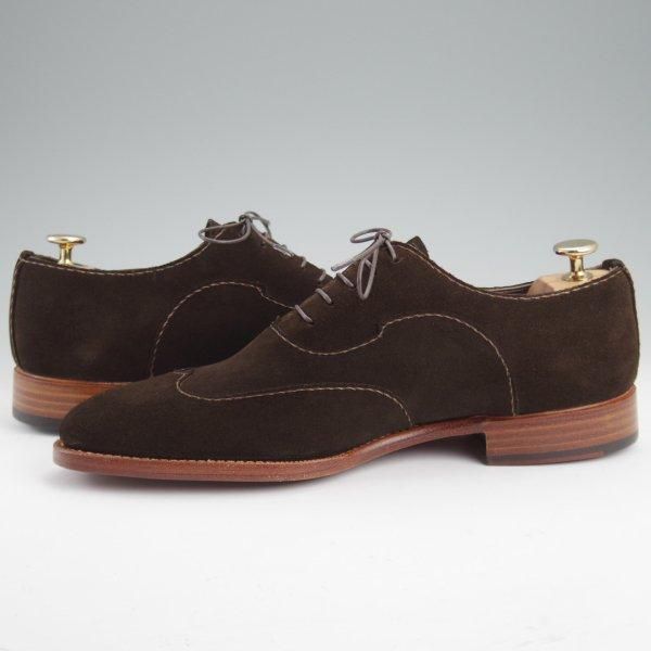 未使用★(東欧)ゾンキー・ブーツ SIZE 7.5【貴重★ジャコメッティ同工場製/(伊)WALLES社/ZB076】スエード/濃茶/メンズ/ZONKEY BOOT★m383
