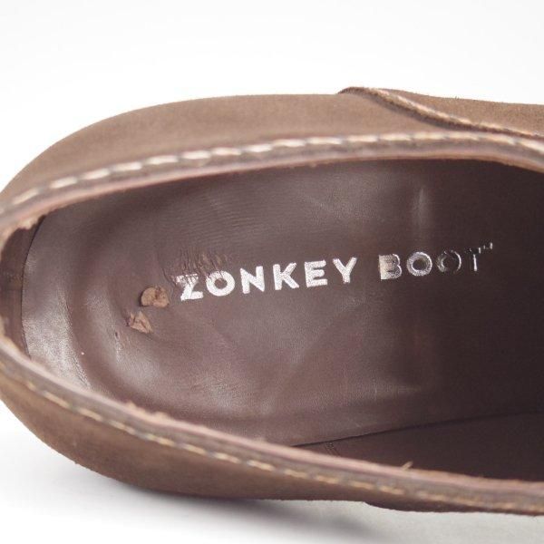 未使用★(東欧)ゾンキー・ブーツ SIZE 7.5【貴重★ジャコメッティ同工場製/(伊)WALLES社/ZB076】スエード/濃茶/メンズ/ZONKEY BOOT★m383