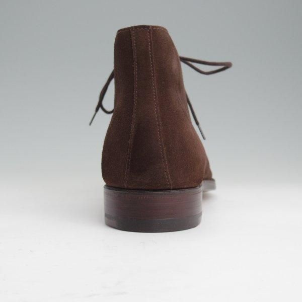未使用★クロケット&ジョーンズ 6.5E【定価￥104,500-★チャッカブーツ/CHERTSEY】224ラスト/スエード/濃茶/メンズ/Crockett&Jones★m384