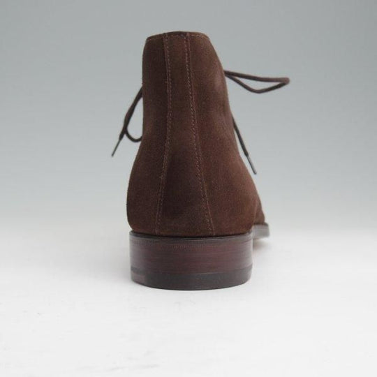 未使用★クロケット&ジョーンズ 6.5E【定価￥104,500-★チャッカブーツ/CHERTSEY】224ラスト/スエード/濃茶/メンズ/Crockett&Jones★m384
