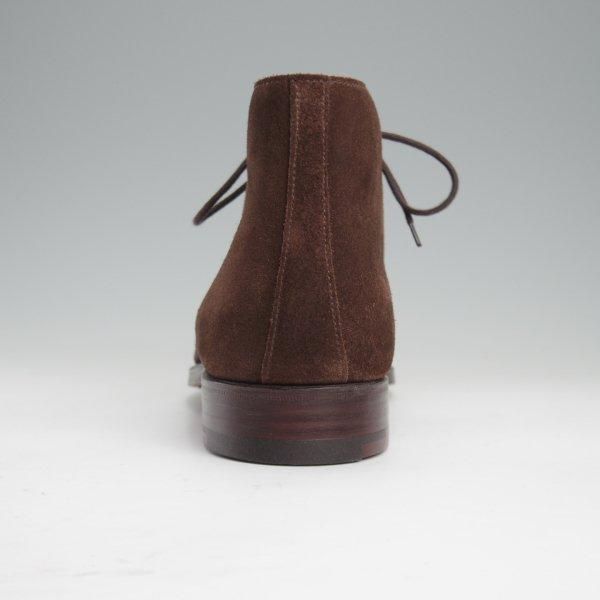 未使用★クロケット&ジョーンズ 6.5E【定価￥104,500-★チャッカブーツ/CHERTSEY】224ラスト/スエード/濃茶/メンズ/Crockett&Jones★m384