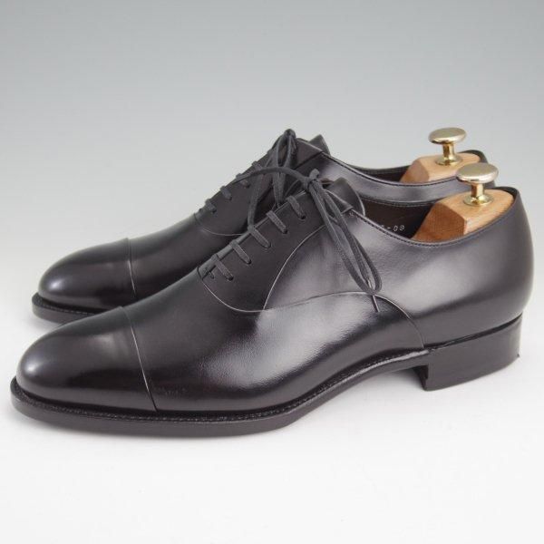 未使用★三陽山長 SIZE 7【定価￥99,000-★匠一郎/レベルソ仕立て/R2010ラスト】SHOICHIRO/ストレートチップ/カーフ/黒★m385