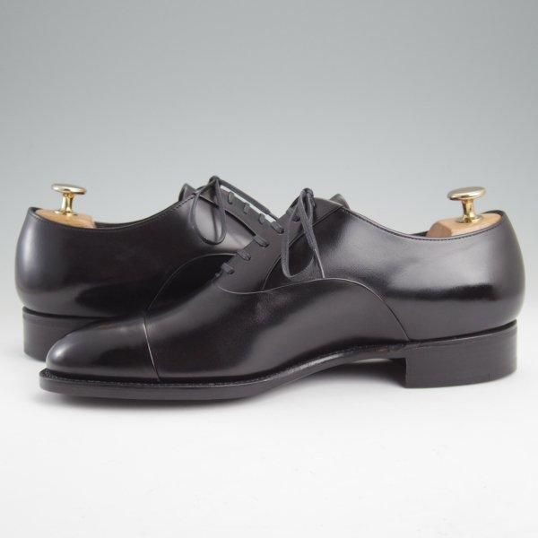 未使用★三陽山長 SIZE 7【定価￥99,000-★匠一郎/レベルソ仕立て/R2010ラスト】SHOICHIRO/ストレートチップ/カーフ/黒★m385