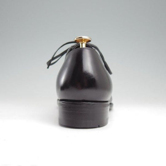 未使用★三陽山長 SIZE 7【定価￥99,000-★匠一郎/レベルソ仕立て/R2010ラスト】SHOICHIRO/ストレートチップ/カーフ/黒★m385