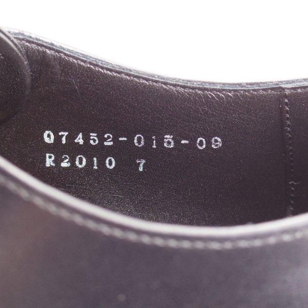 未使用★三陽山長 SIZE 7【定価￥99,000-★匠一郎/レベルソ仕立て/R2010ラスト】SHOICHIRO/ストレートチップ/カーフ/黒★m385