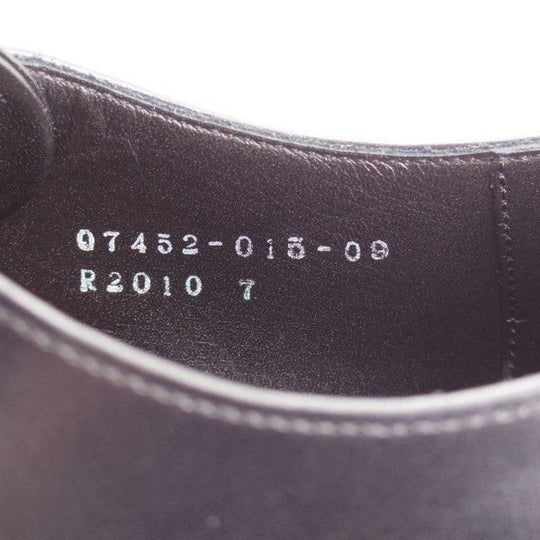 未使用★三陽山長 SIZE 7【定価￥99,000-★匠一郎/レベルソ仕立て/R2010ラスト】SHOICHIRO/ストレートチップ/カーフ/黒★m385