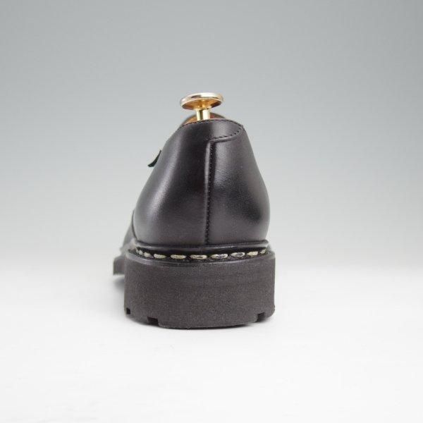 極美品★パラブーツ SIZE 6.5【定価￥88,000-★PHOTON/フォトン/サイドエラスティック】TEXソール/リスレザー/NOIR/黒/Paraboot★m387