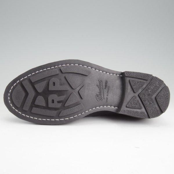 極美品★パラブーツ SIZE 6.5【定価￥88,000-★PHOTON/フォトン/サイドエラスティック】TEXソール/リスレザー/NOIR/黒/Paraboot★m387