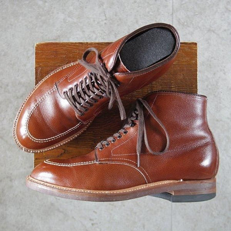 極上★オールデン 7.5E【貴重★モディファイドラスト仕様のインディーブーツ/(米)MOULDED SHOE別注】D4907H/茶/ALDEN★m388