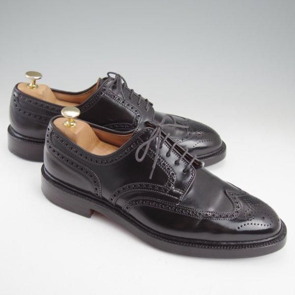 極上★クロケット&ジョーンズ 8E【現行定価18万円以上★コードバン仕様/PEMBROKE 2】375ラスト/フルブローグ/黒/Crockett&Jones★m391