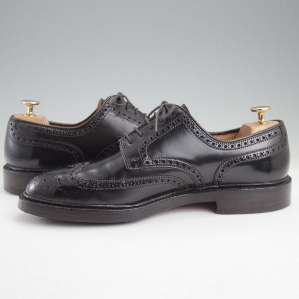 極上★クロケット&ジョーンズ 8E【現行定価18万円以上★コードバン仕様/PEMBROKE 2】375ラスト/フルブローグ/黒/Crockett&Jones★m391