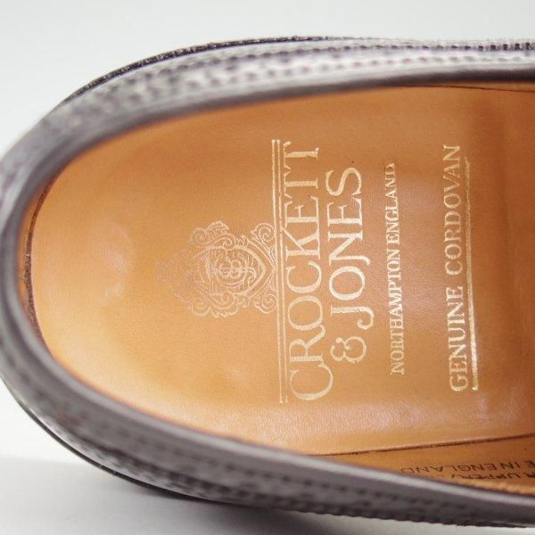 極上★クロケット&ジョーンズ 8E【現行定価18万円以上★コードバン仕様/PEMBROKE 2】375ラスト/フルブローグ/黒/Crockett&Jones★m391