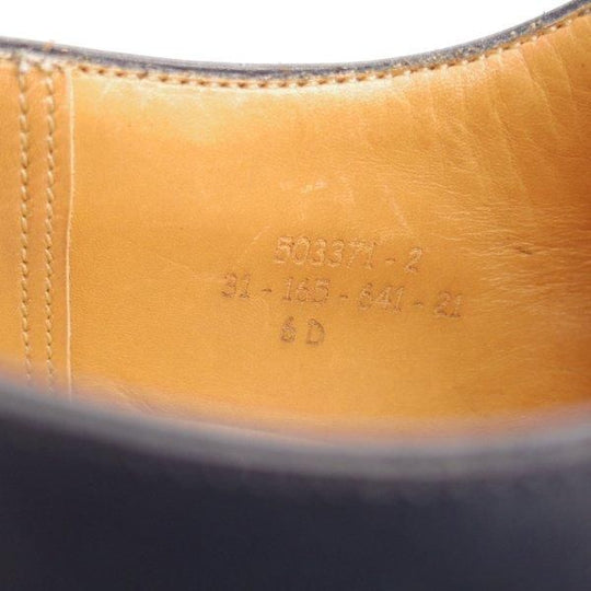 ★J.M.ウエストン 6D【現行定価￥168,300-★ゴルフ/GOLF】641/31ラスト/Uチップ/ボックスカーフ/紺/メンズ/Weston/ウェストン★m393
