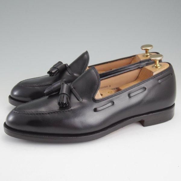 ★クロケット&ジョーンズ 7E【定価￥126,500-★CAVENDISH 3/キャベンディッシュ】タッセルローファー/カーフ/黒/Crockett&Jones★m394