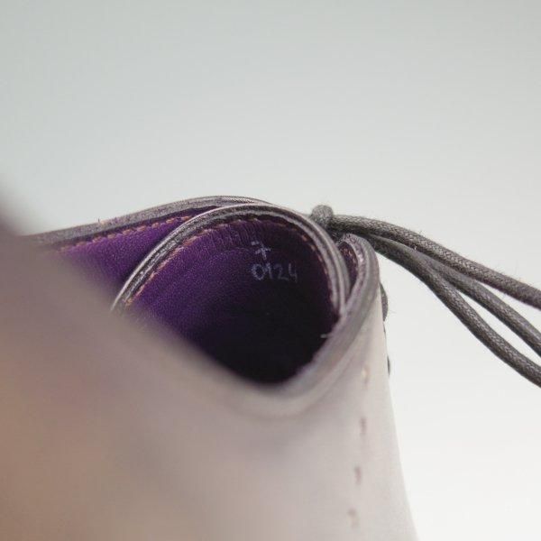 美品★(仏)ベルルッティ SIZE 7【灰茶系パティーヌ★オックスフォードシューズ】ホールカット/メンズ/Berluti★m395