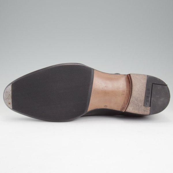 極美品★三陽山長 SIZE 8.5【定価￥176,000-★極 友二郎/フレキシブルグッドイヤーウェルト製法】R2010ラスト/ストレートチップ/黒★m399