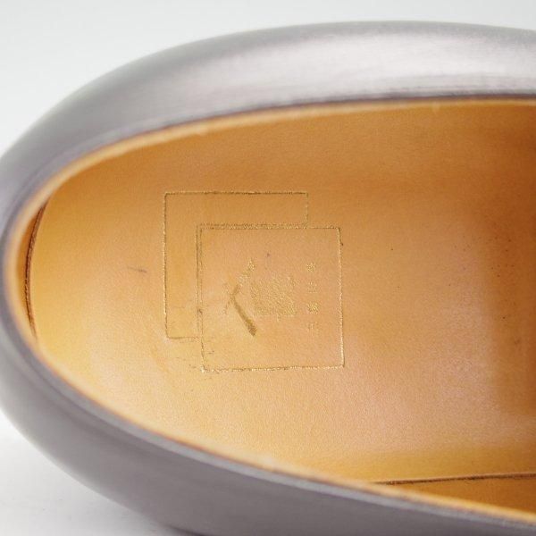 極美品★三陽山長 SIZE 8.5【定価￥176,000-★極 友二郎/フレキシブルグッドイヤーウェルト製法】R2010ラスト/ストレートチップ/黒★m399