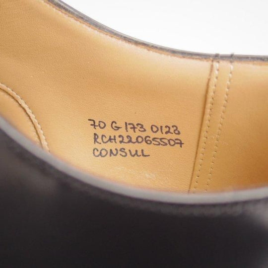 未使用★チャーチ 70G/UK7【定価￥176,000-★コンサル/CONSUL】173ラスト/ストレートチップ/黒/メンズ/Church's★m404