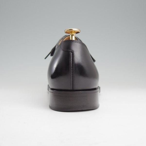 極上★(台東区)ジョーワークス SIZE 7.5【注文価格￥107,800〜★セミブローグ/黒】カーフ/メンズ/JOE WORKS★m412