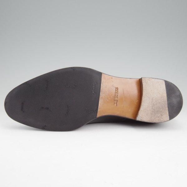 極上★(台東区)ジョーワークス SIZE 7.5【注文価格￥107,800〜★セミブローグ/黒】カーフ/メンズ/JOE WORKS★m412