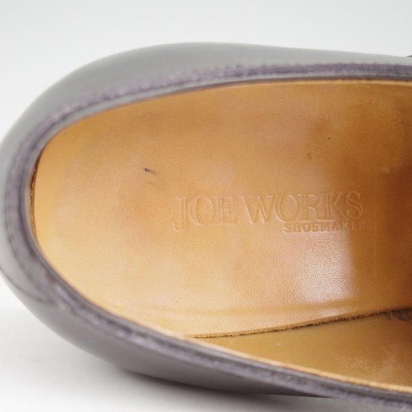 極上★(台東区)ジョーワークス SIZE 7.5【注文価格￥107,800〜★セミブローグ/黒】カーフ/メンズ/JOE WORKS★m412