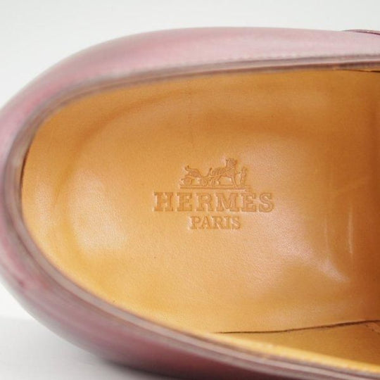 極美品★ジョンロブ SIZE 41.5/UK7.5程度【貴重★(仏)エルメス別注/HERMES/ミュージアムカーフ】JOHN/H103ラスト/赤茶/JOHN LOBB★m417