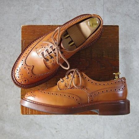 極上★トリッカーズ SIZE 5.5【定価￥121,000-★BOURTON/バートン/エイコンアンティーク】M5633/カントリーシューズ/茶/Tricker's★m424