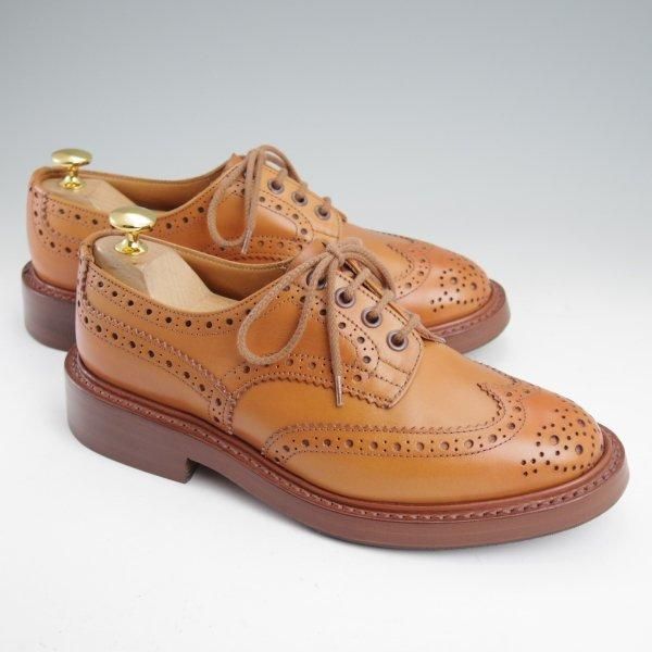 極上★トリッカーズ SIZE 5.5【定価￥121,000-★BOURTON/バートン/エイコンアンティーク】M5633/カントリーシューズ/茶/Tricker's★m424