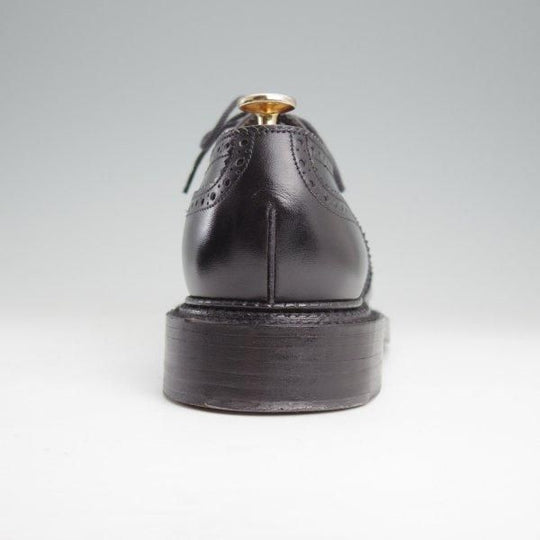 極美品★J.M.ウエストン 6.5C【定価￥253,000-★590/トリプルソールダービー】25ラスト/フルブローグ/黒/メンズ/Weston/ウェストン★m426