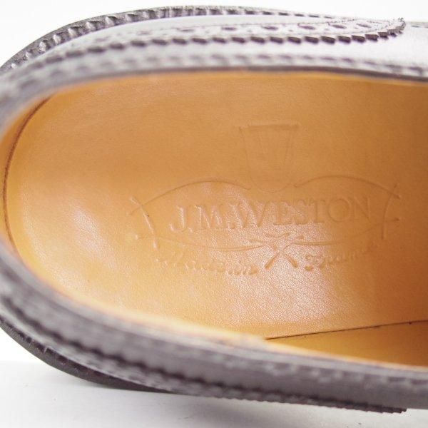 極美品★J.M.ウエストン 6.5C【定価￥253,000-★590/トリプルソールダービー】25ラスト/フルブローグ/黒/メンズ/Weston/ウェストン★m426