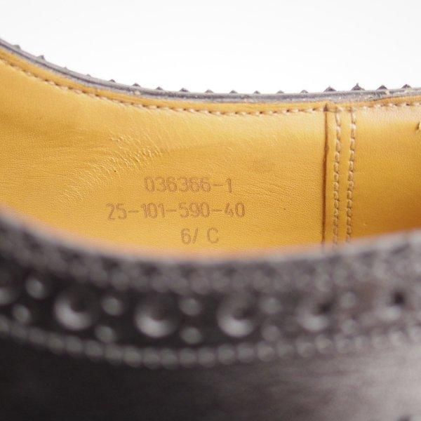 極美品★J.M.ウエストン 6.5C【定価￥253,000-★590/トリプルソールダービー】25ラスト/フルブローグ/黒/メンズ/Weston/ウェストン★m426