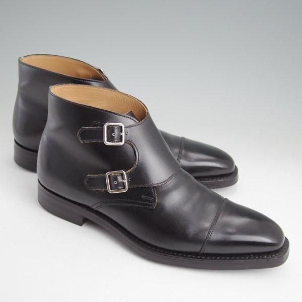 極上★クロケット&ジョーンズ 5.5E【定価￥148,500-★CAMBERLEY/007-スペクター着用】ダブルモンク/348ラスト/黒/Crockett&Jones★m434