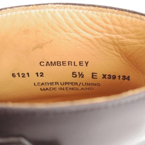 極上★クロケット&ジョーンズ 5.5E【定価￥148,500-★CAMBERLEY/007-スペクター着用】ダブルモンク/348ラスト/黒/Crockett&Jones★m434