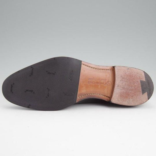 美品★チャーチ 65G/UK6.5【定価￥160,600-★ストレートチップ/DUBAI】136ラスト/ポリッシュドバインダーカーフ/黒/Church's★m452