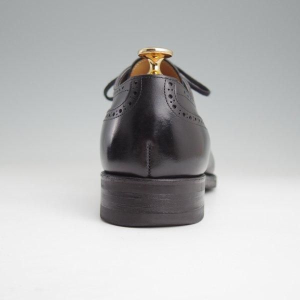 極上★三陽山長 SIZE 7【定価￥83,600-★寿伍郎/純正シューツリー付き】セミブローグ/R2010ラスト/カーフ/黒/JUGORO/Sanyo Yamacho★m455