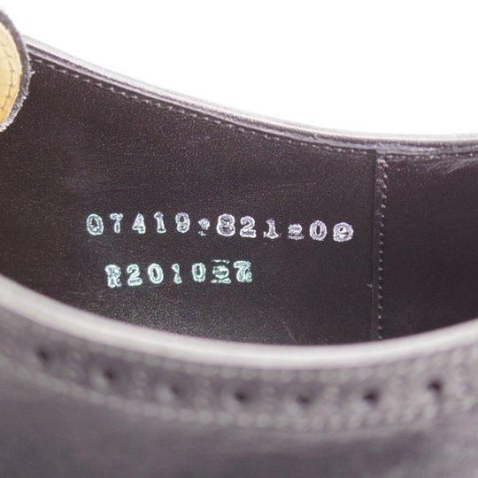 極上★三陽山長 SIZE 7【定価￥83,600-★寿伍郎/純正シューツリー付き】セミブローグ/R2010ラスト/カーフ/黒/JUGORO/Sanyo Yamacho★m455